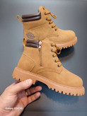 بوت تیمبرلند وارداتی اسپرت کفی طبی ضدآب زیپی بنددکوری رنگ آجری